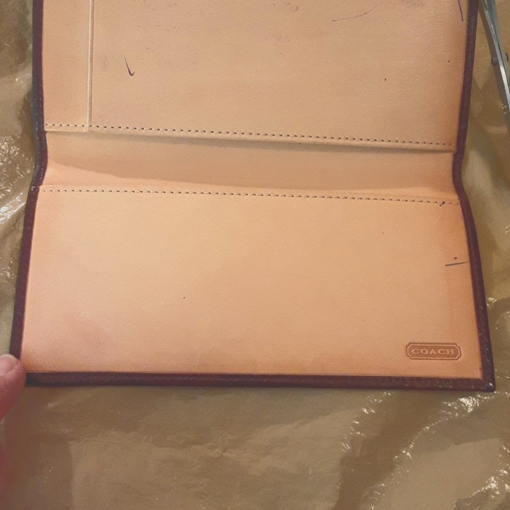Coach Checkbook Cover - Picture 3 of 4
